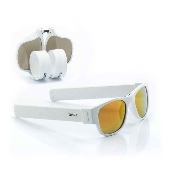 Baltas un dzeltenas saulesbrilles InnovaGoods Sunfold ES6