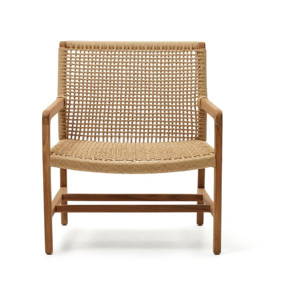 Koka dārza krēsls dabīgā tonī Sabolla – Kave Home-image-1