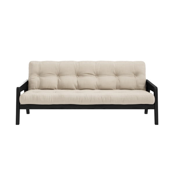 Bēšs izvelkamais dīvāns 204 cm Grab – Karup Design
