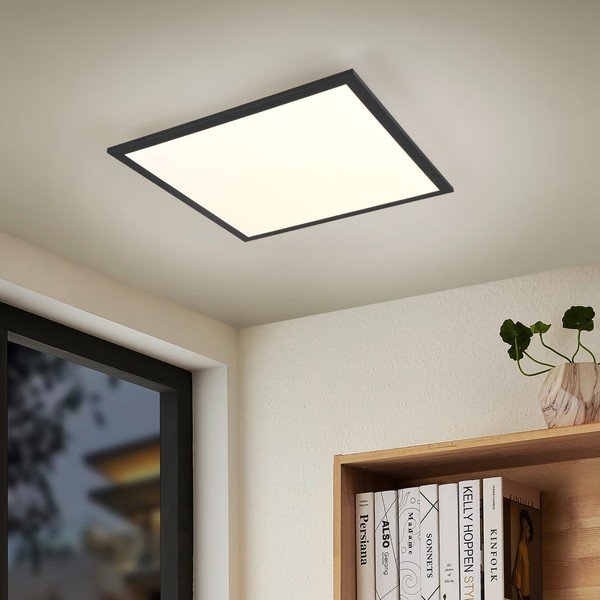 Melna LED griestu lampa 29.5x29.5 cm Beta – Reality-image-4