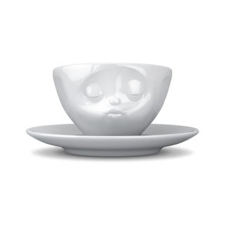 Balta porcelāna kafijas tase 58products Kissing, tilpums 200 ml