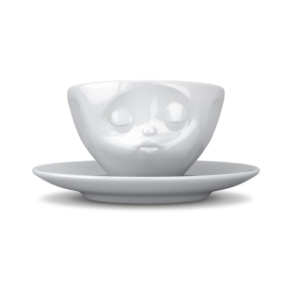 Balta porcelāna kafijas tase 58products Kissing, tilpums 200 ml