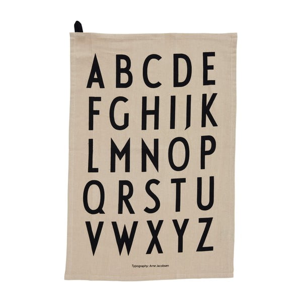 Bēši kokvilnas dvieļi (2 gab.) 40x60 cm – Design Letters