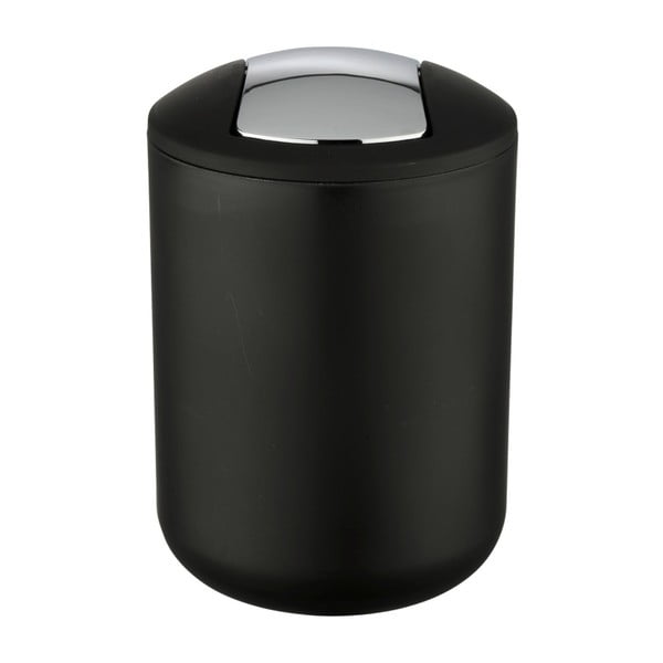 Melns atkritumu grozs Wenko Brasil S, augstums 21 cm-image-2