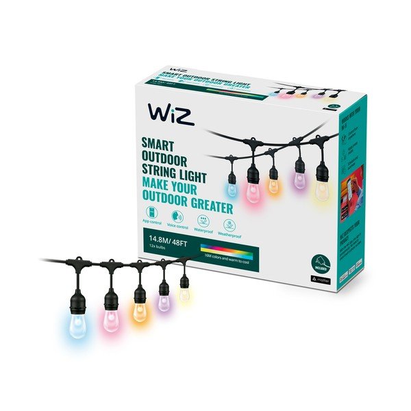 LED viedā āra lampiņu virtene 8 W – WiZ