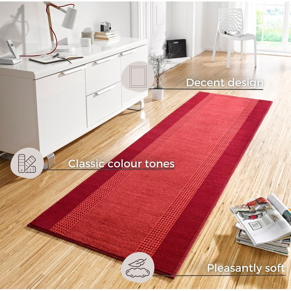 Sarkans paklājs Hanse Home Basic, 80 x 250 cm-image-4