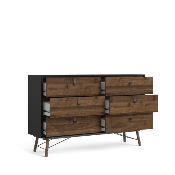 Tumši brūna kumode Tvilum Ry, 150 x 95 cm-image-4