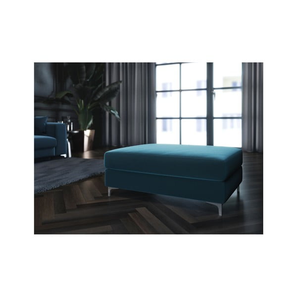 Tumši zils samta soliņš kājam Devichy Rothe-image-3