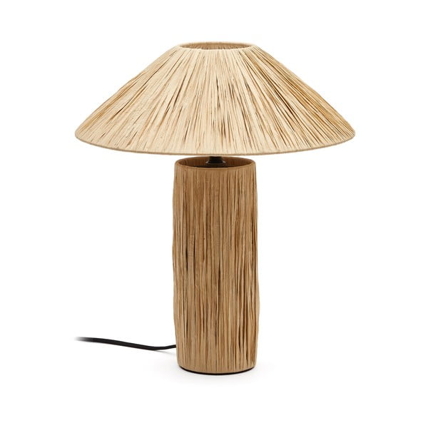 Dabīga toņa galda lampa (augstums 41 cm) Samse – Kave Home