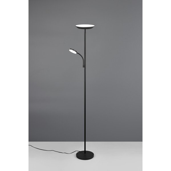 Melna LED stāvlampa (augstums 178 cm) Specter – Reality-image-3