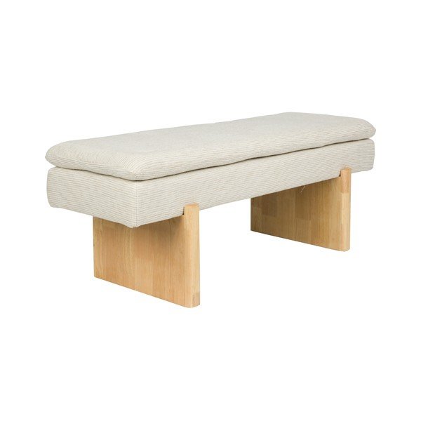 Krēmkrāsas polsterēts sols Jappo – White Label-image-2