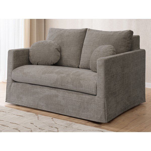 Pelēks dīvāns 140 cm Paphos – Ropez-image-3