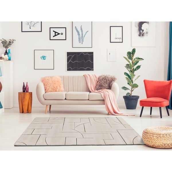 Krēmkrāsas paklājs 80x150 cm Lena – Universal-image-2