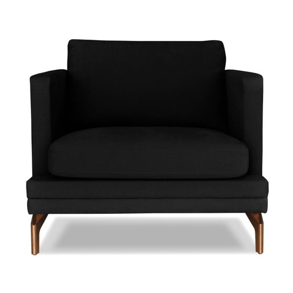 Melns krēsls Windsor & Co. Dīvāni Jupiter