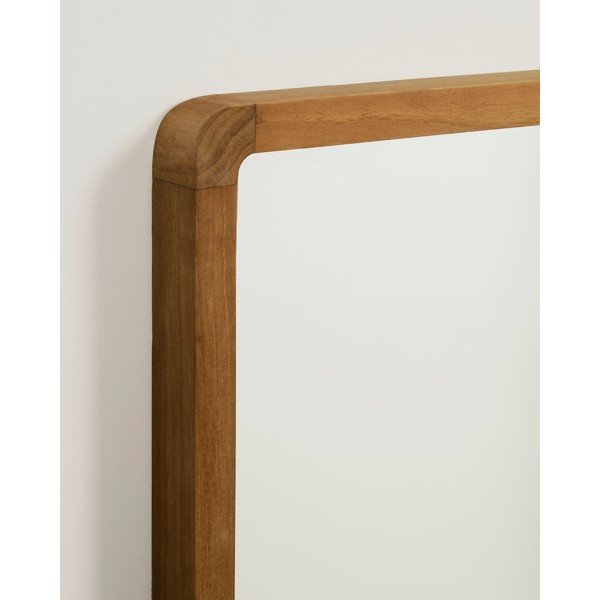 Sienas spogulis ar masīvkoka rāmi 45x70 cm Shamel – Kave Home-image-2