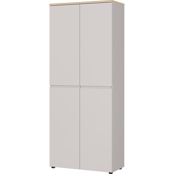 Krēmkrāsas matēta kumode 80x197x40 cm Lissabon – Germania