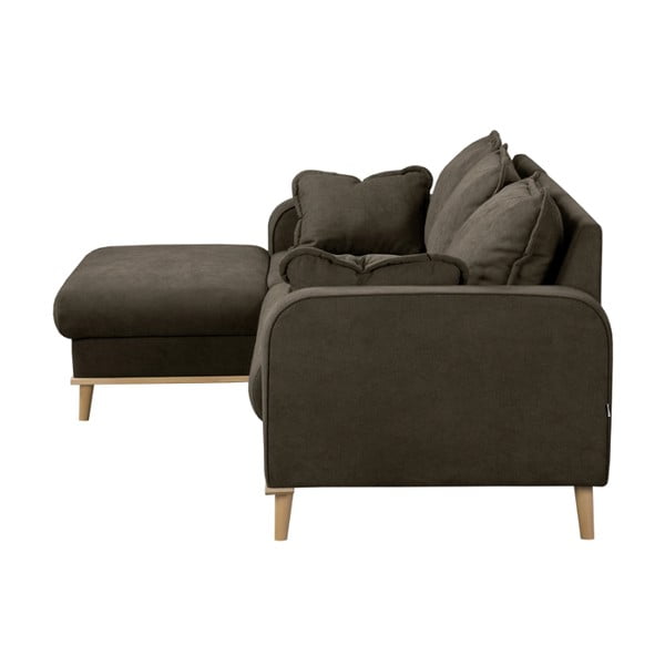 Brūns stūra dīvāns (kreisais stūris) Beata – Ropez-image-4