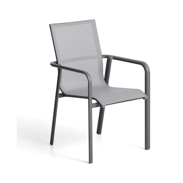 Pelēks dārza krēsls Canea – Kave Home