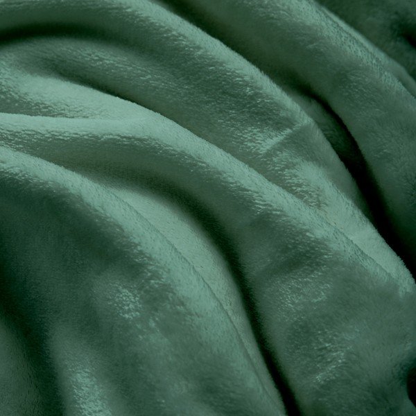 Zaļš pleds no mikroflaneļa 220x240 cm Flanou – douceur d'intérieur-image-2