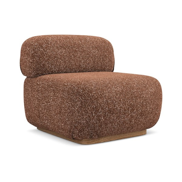 Oranža/brūna modulārā dīvāna daļa Ailani – Makamii-image-2