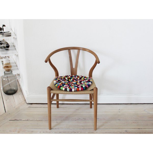 Krāsains paliktnis krēslam Wooldot Ball Chair Pad Multi Pang, ⌀ 39 cm-image-1