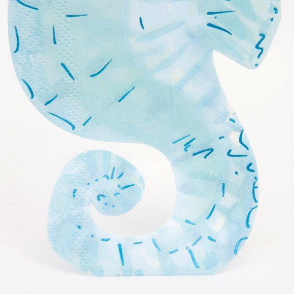 Papīra salvetes (16 gab.) Seahorse – Meri Meri-image-4