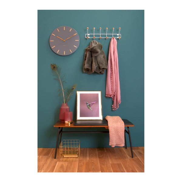 Pelēks sienas pulkstenis Karlsson Charm-image-1