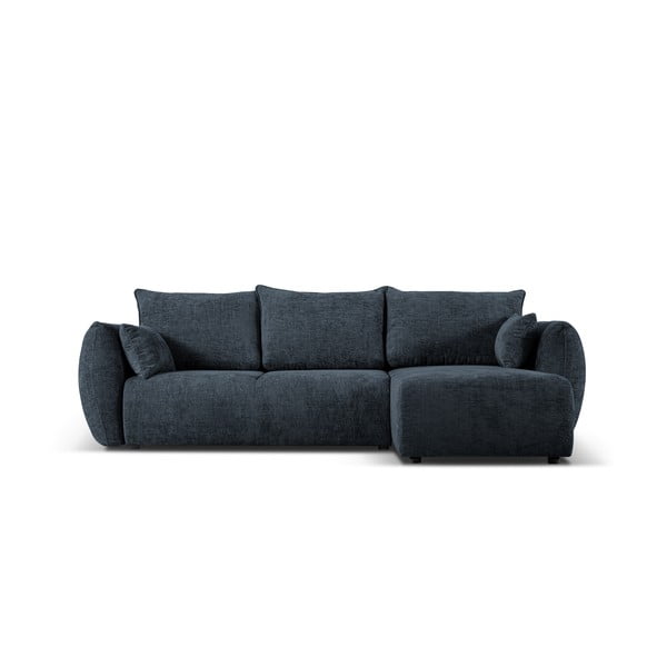 Tumši zils stūra dīvāns (ar labo stūri) Matera – Cosmopolitan Design