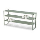 Dūmakaini zaļš metāla apavu plaukts 100x48,5x29 cm Rex – Spinder Design