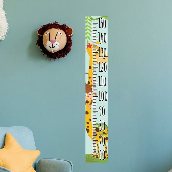 2 līmējamo lineālu komplekts bērnu garuma mērīšanai Ambiance Savanna-image-1