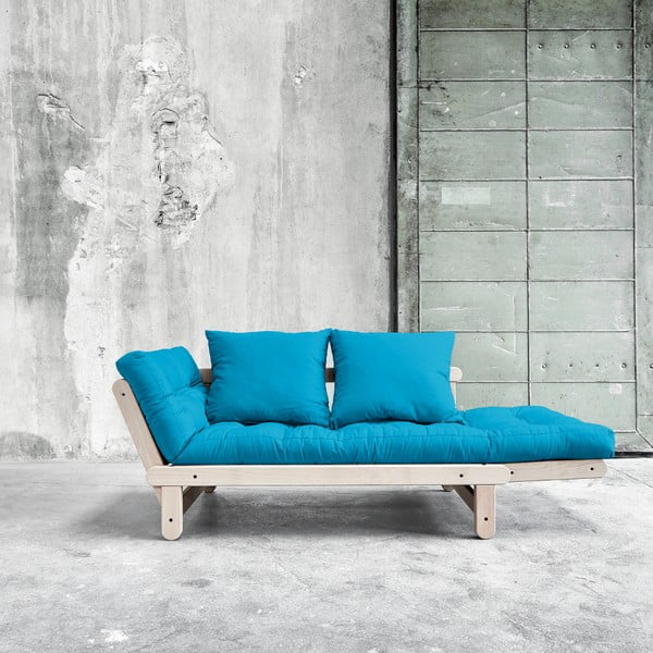 Dīvāns gulta Karup Beat Beech/Horizon Blue