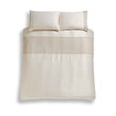 Bēša divguļamā gultas veļa no mikrosatīna 230x220 cm Deco Sequin – Catherine Lansfield