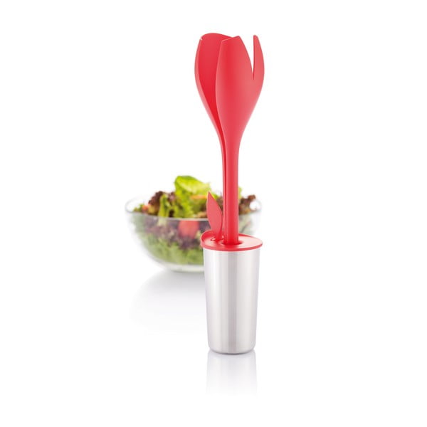 Sarkano salātu komplekts XD Design Tulip