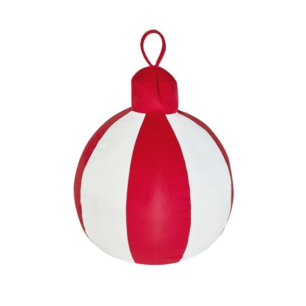 Plīša dekoratīvais spilvens ar Ziemassvētku motīvu 25x30 cm Christmas Bauble – Catherine Lansfield