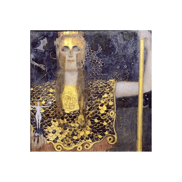 Gustavs Klimts - Pallas Atēna, 45x45 cm