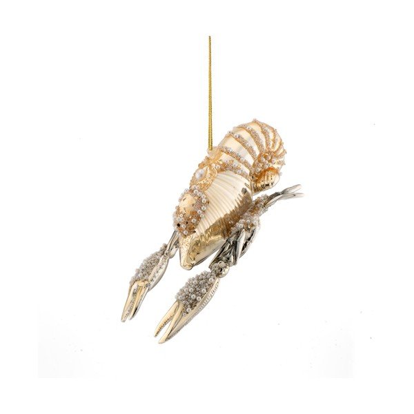 Stikla Ziemassvētku eglītes rotājums 13,5 cm Bejewelled Lobster – Sass & Belle
