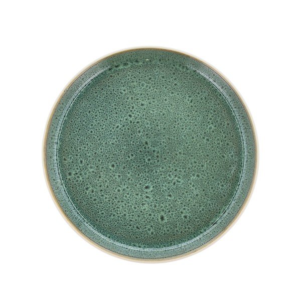 Balts/zaļš deserta akmensmasas šķīvis ø 21 cm Gastro White/Green – Bitz