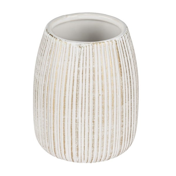 Balts/zelta krāsas keramikas trauks zobu birstei Pascoli – Wenko-image-3