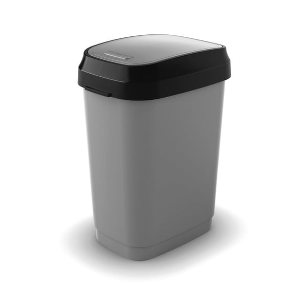 Pelēka atkritumu tvertne 25 l Dual Swing Bin M – KIS