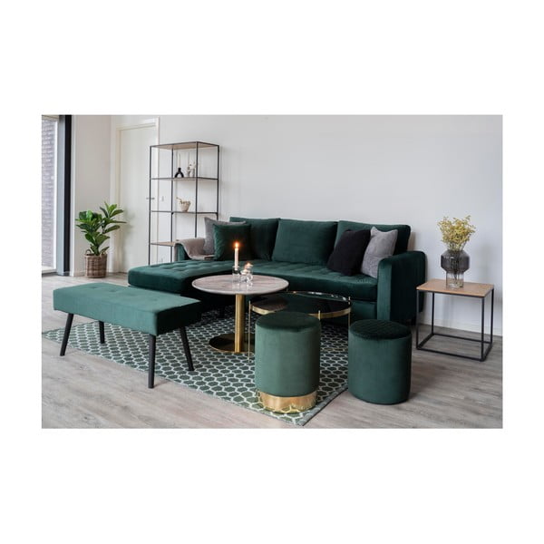 Tumši zaļš samta sols Bonami Essentials Skiby-image-3