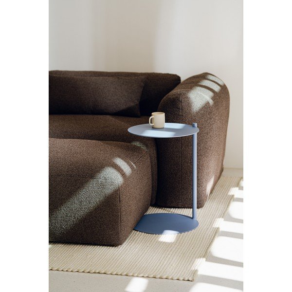 Tērauda apaļš sānu galdiņš 41x40 cm Ande – noo.ma-image-1