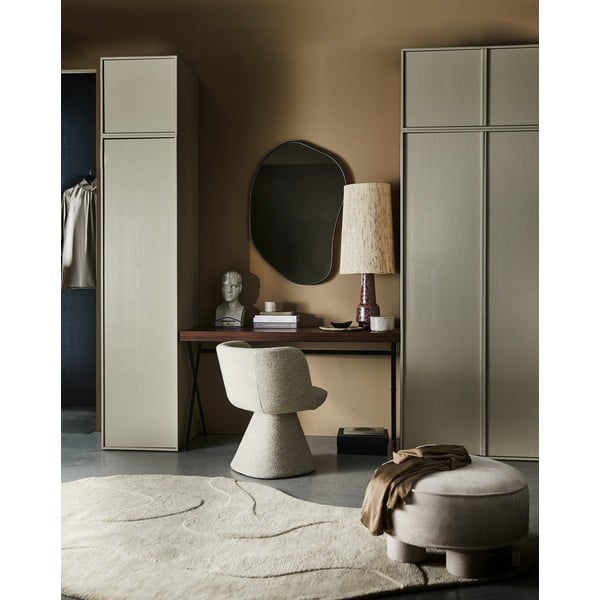 Krēmkrāsas priedes masīvkoka moduļu drēbju skapis 150x200 cm Daily – vtwonen-image-1