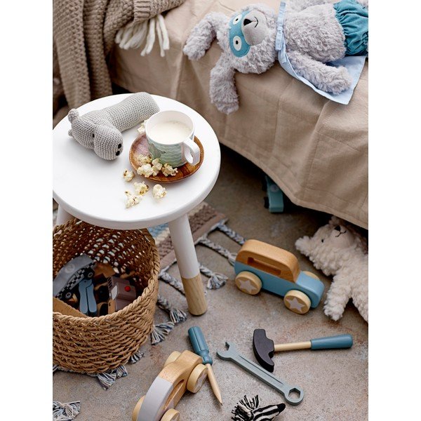 Zili pelēks kokvilnas paklājs zīdaiņiem Bloomingville Cool, 60 x 90 cm-image-4