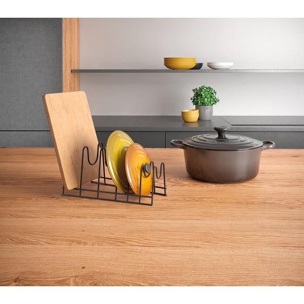 Melns vāku statīvs Metaltex Lido Lava-image-1