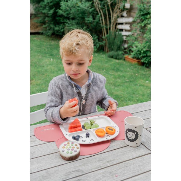 Tumši rozā silikona paliktnis Kindsgut Cloud, 49 x 27 cm-image-4