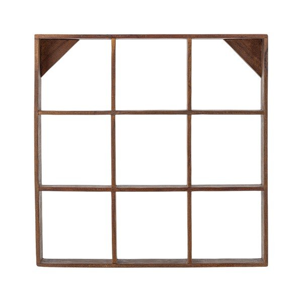 Dabīga toņa daudzlīmeņu atkārtoti pārstrādātas koksnes sienas plaukts 53 cm Tilo – Bloomingville