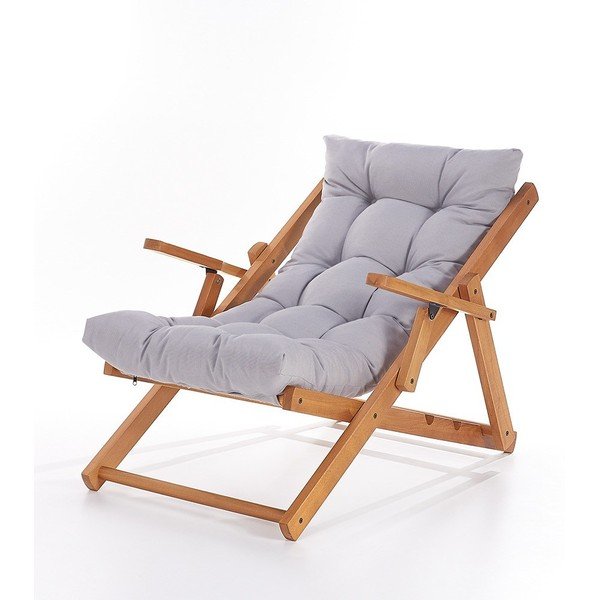 Pelēks atpūtas krēsls Repose – Balcab Home-image-2