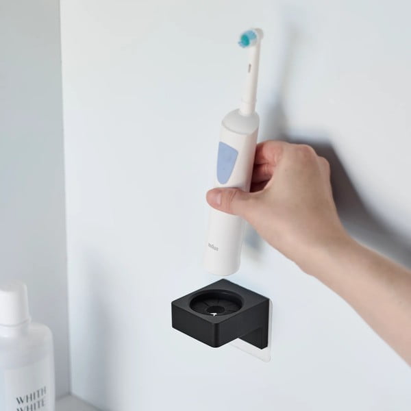 Melns plastmasas daudzfunkcionāls turētājs Film Hook – YAMAZAKI-image-3