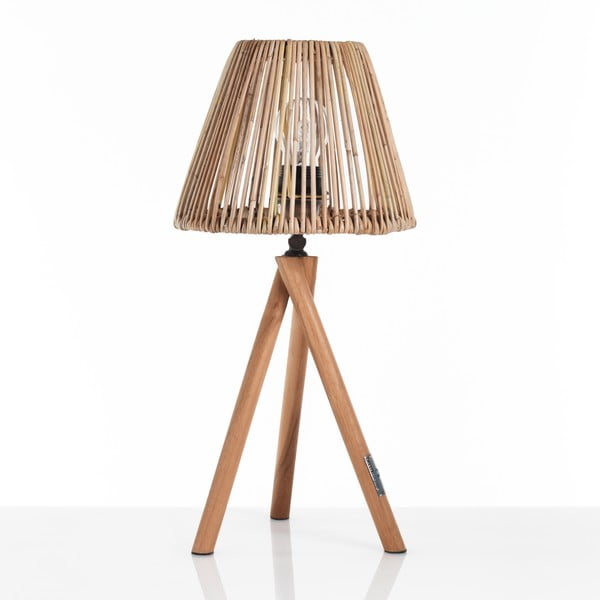 Dabīga toņa galda lampa 50 cm Kota – Tomasucci