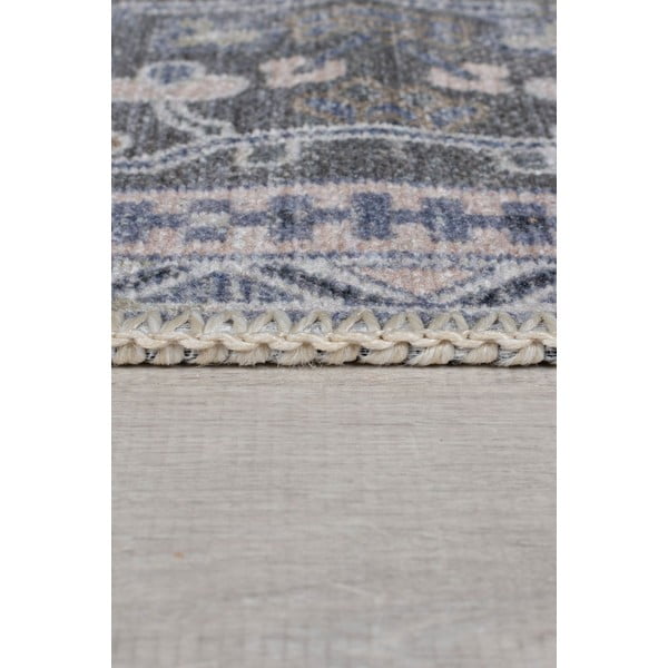 Zaļš mazgājams celiņa paklājs no pārstrādātu šķiedru maisījuma 60x230 cm Windsor – Flair Rugs-image-4